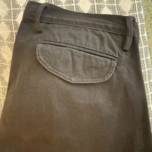 Rogue Territory Black Selvedge Canvas Officer Trousers